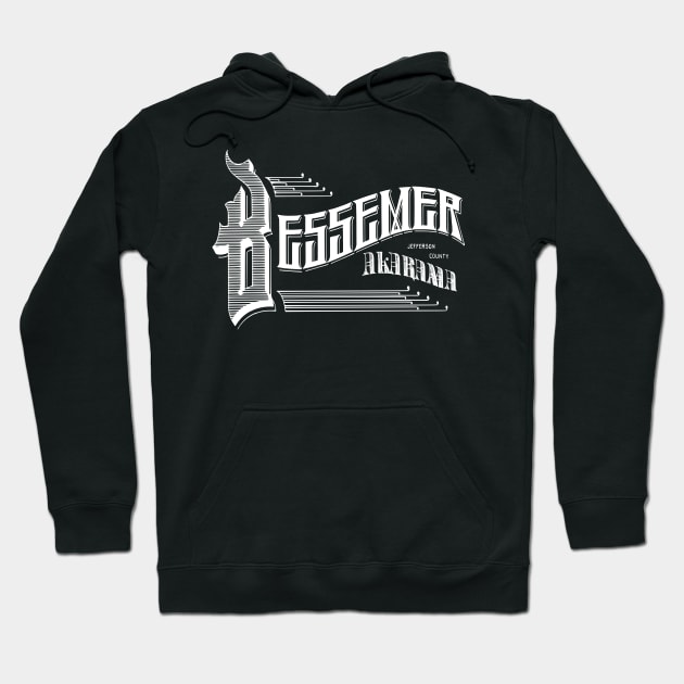 Vintage Bessemer, AL Hoodie by DonDota